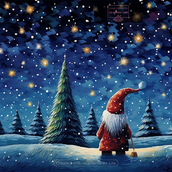 Christmas Gnome 40*40cm full square drill diamond painting