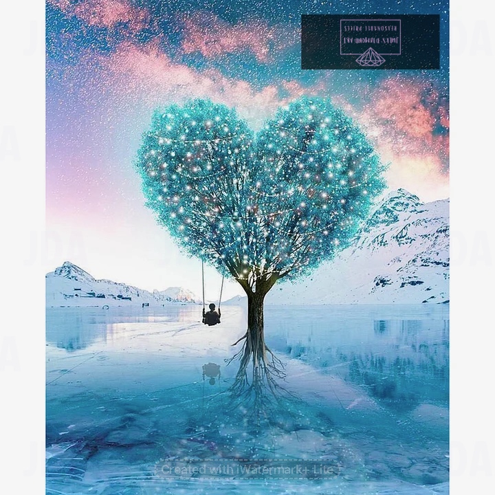 Love Tree 30*40cm special shaped drill diamond painting