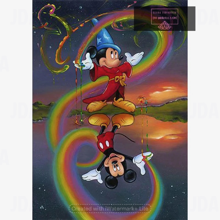 Mickey  Mouse 30*40cm full round diamond painting