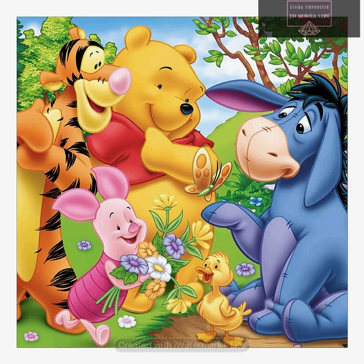 Winnie The Pooh 30*30cm full square drill diamond painting