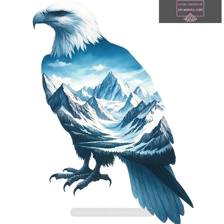 Eagle 30*30cm full round drill diamond painting