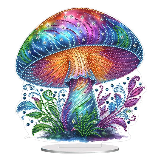 Mushroom Diamond Painting Ornament
