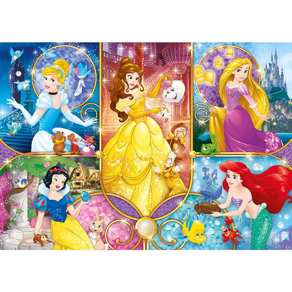 Disney Princess 40*30cm Full Round Diamond Painting