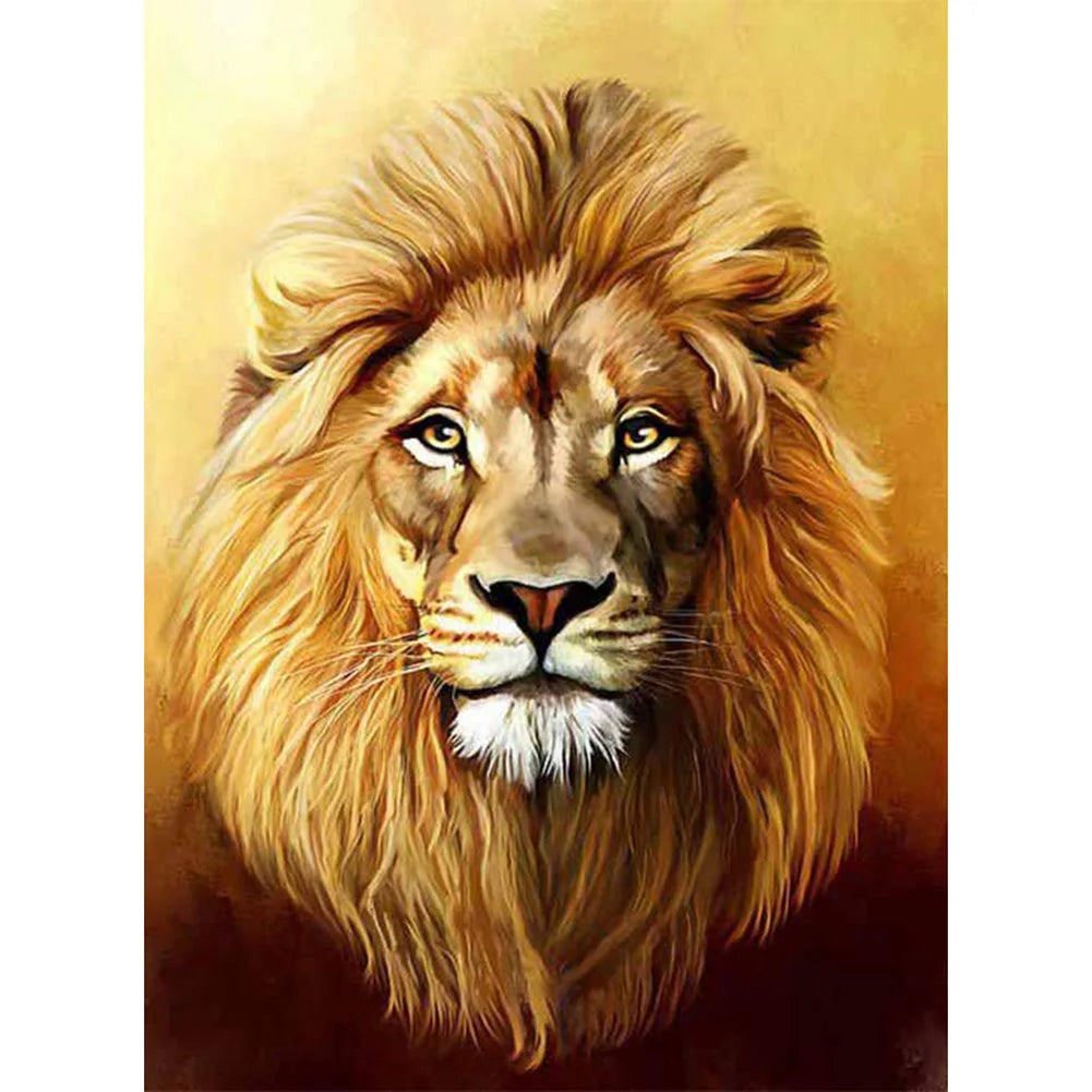 Lion 40*50cm full round drill diamond painting