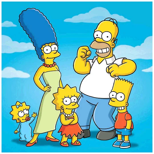 The Simpsons 30*30cm full round drill diamond painting