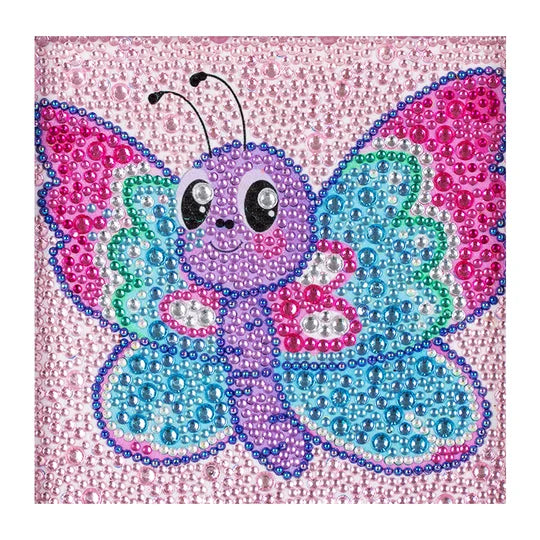 Cartoon Butterfly 18*18cm special shaped drill diamond painting