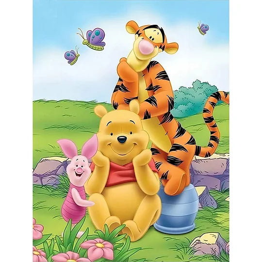 Full Round Drill Diamond Painting 30*40cm Winnie The Pooh