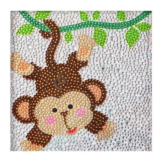 Cartoon Animal 18*18cm special shaped drill diamond painting