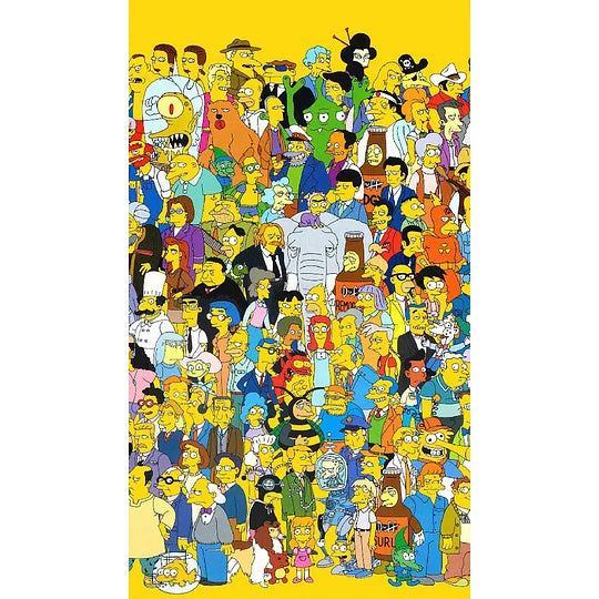 The Simpsons 40*70cm full round drill diamond painting