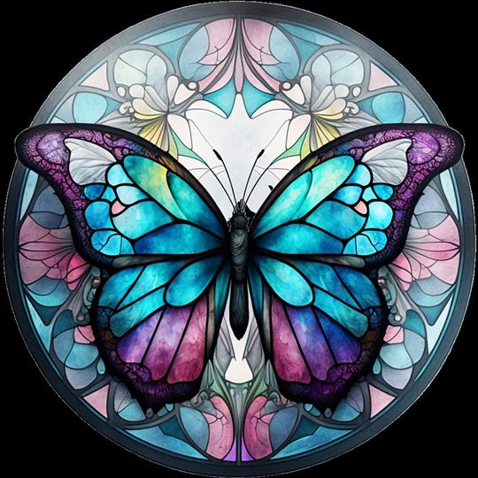 Full Round Drill Diamond Painting 30*30cm Butterfly