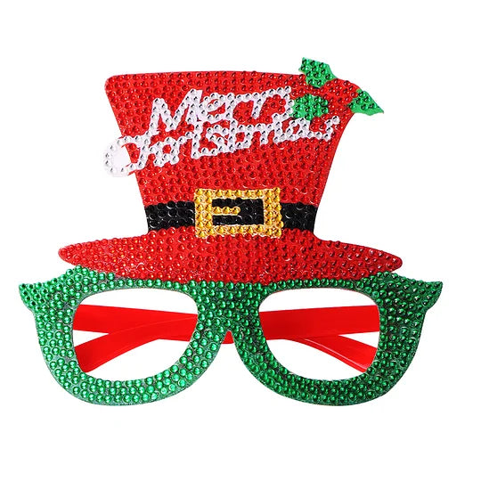 Kids Christmas Glasses Diamond Painting