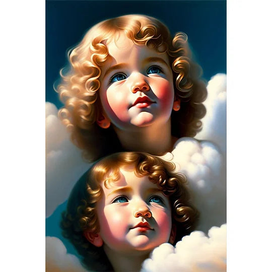 Angel Baby 40*60cm full round drill diamond painting