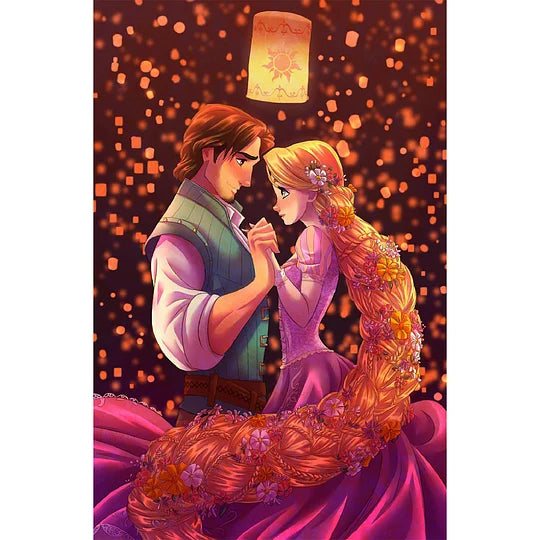 Le Princess Rapunzel 30*50cm full round drill diamond painting