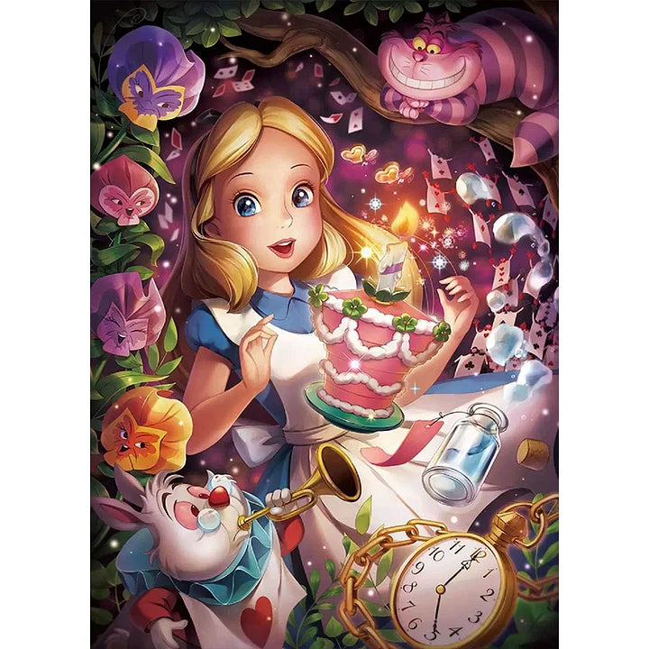 Disney Alice in Wonderland Full 11CT Pre-stamped 40*56cm cross stitch