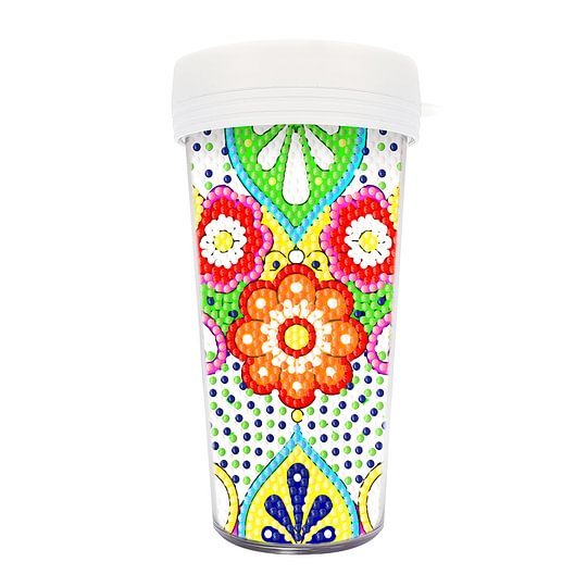 Diamond Painted Water Mug Leak Proof BPA Free