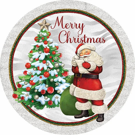 Santa Claus 30*30cm full round drill diamond painting