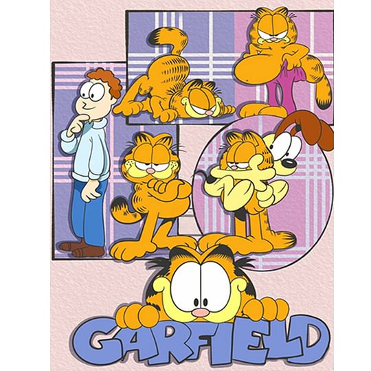 Full Round Drill Diamond Painting Garfield 40*50cm
