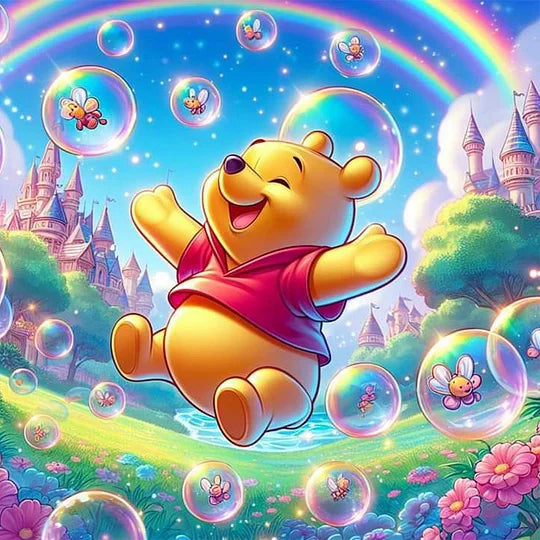 Winnie The Pooh 30*30cm full round drill diamond painting