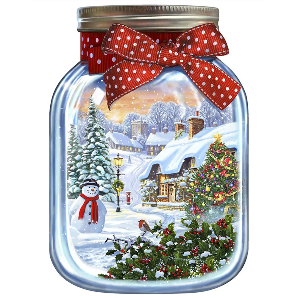 Christmas In A Bottle 40*50cm full round drill diamond painting