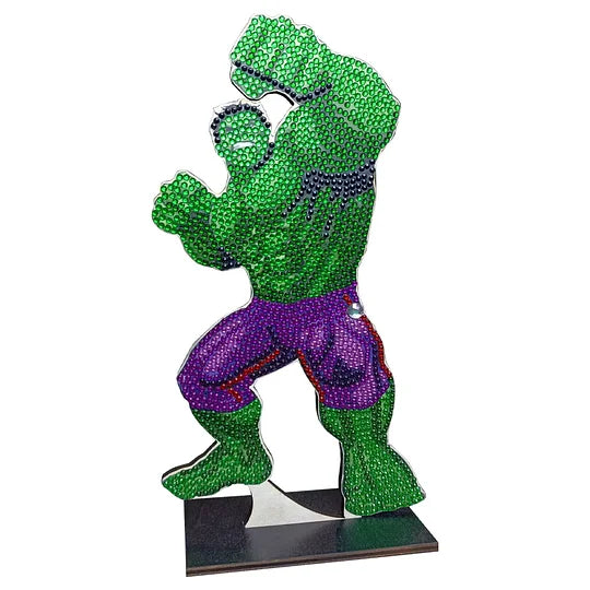 Diamond Painting Wooden Cartoon Ornament Hulk