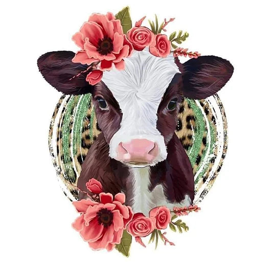 Cow 30*40cm full round drill diamond painting