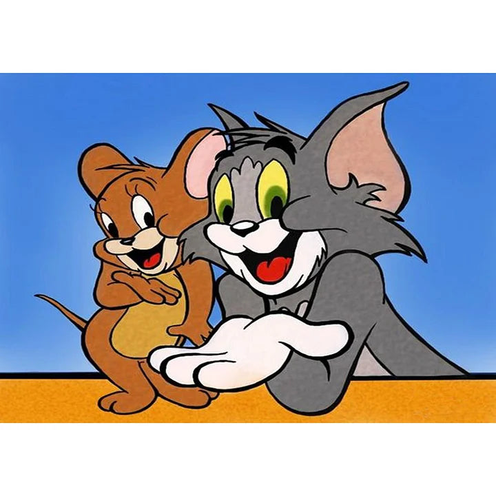 Tom and Jerry 30*40cm full round drill diamond painting