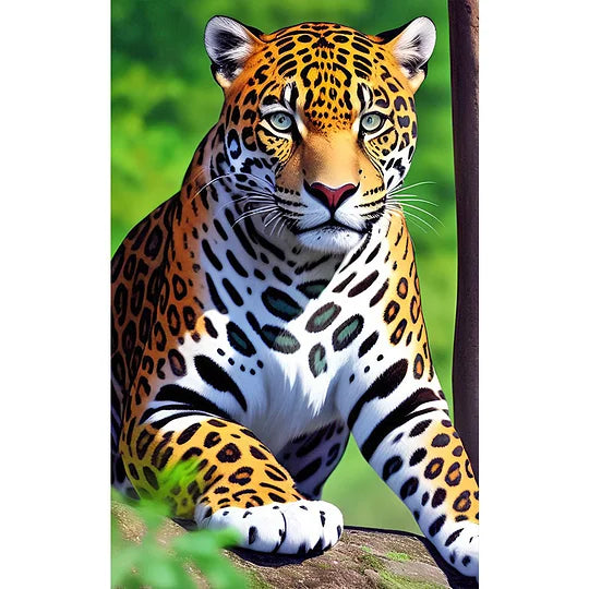 Leopard 50*80cm full round drill diamond painting