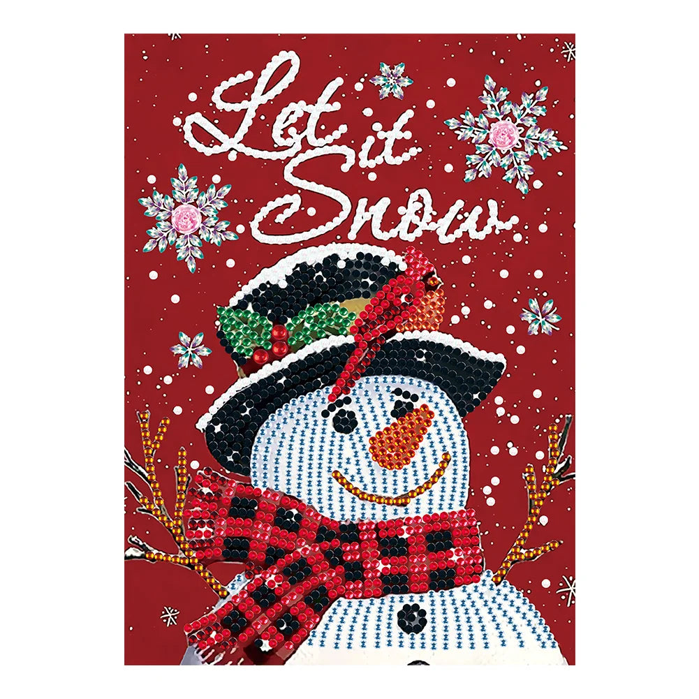 Diamond Painting Notebook Snowman