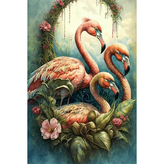 Flamingo 40*60cm full round drill diamond painting