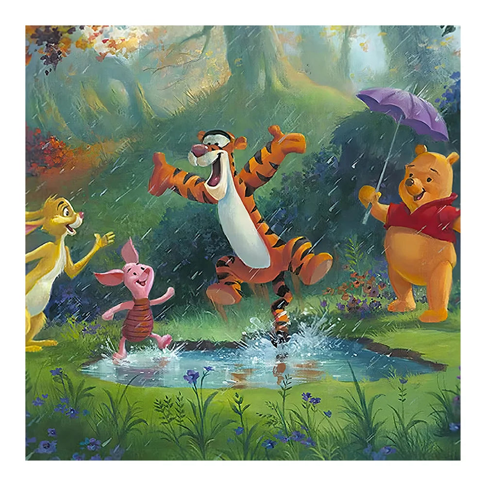 Winnie The Pooh And Tigger 40*40cm full round drill diamond painting