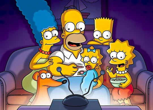 The Simpsons Family 30*40cm full round drill diamond painting