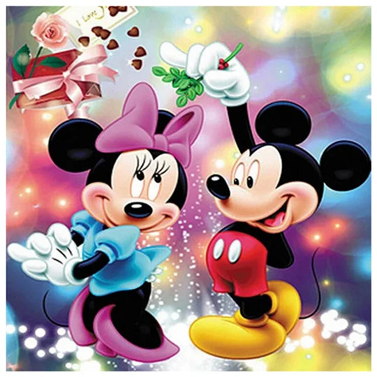 Full Round Drill Diamond Painting Happy Mouse 30*30cm