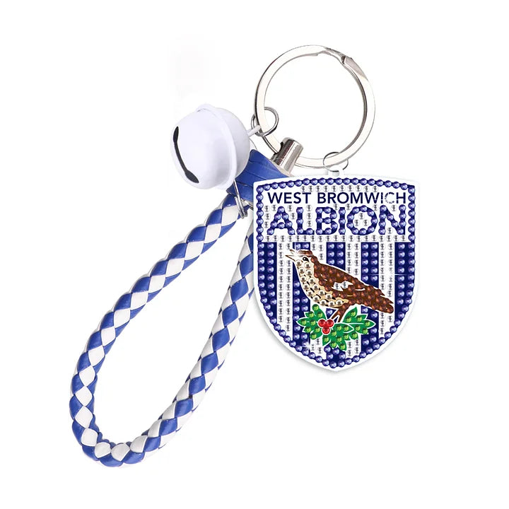 Double Sided West Bromwich Football Diamond Painting Keychain