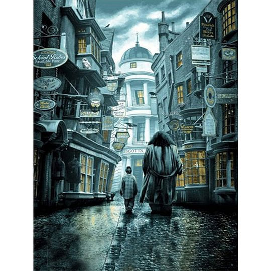 Harry Potter Back 40*50cm full round drill diamond painting