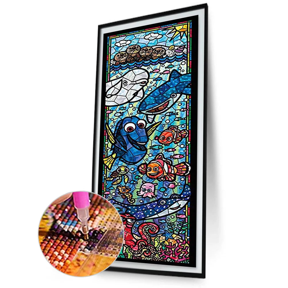 Finding Nemo 30*70cm full square drill diamond painting