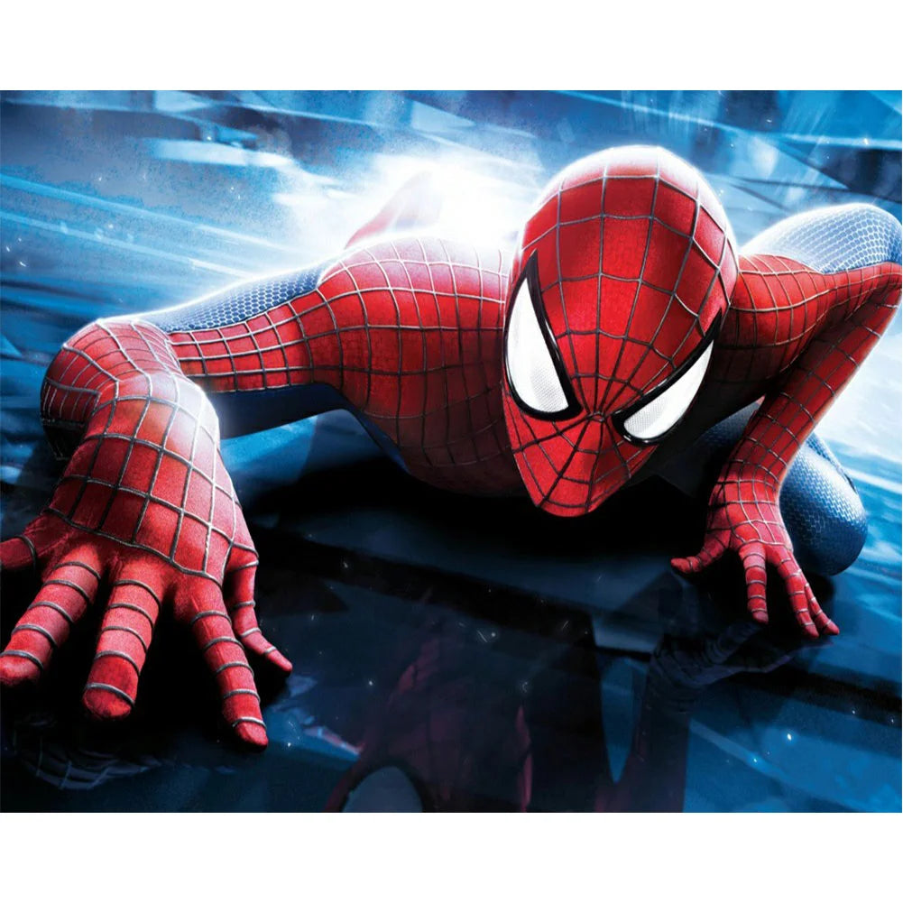 SpiderMan 40*30cm (canvas) full round drill diamond painting