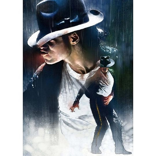 Michael Jackson 30*40cm full round drill diamond painting