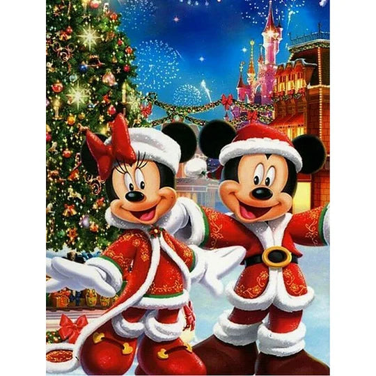 Christmas Mickey 40*50cm full round drill diamond painting