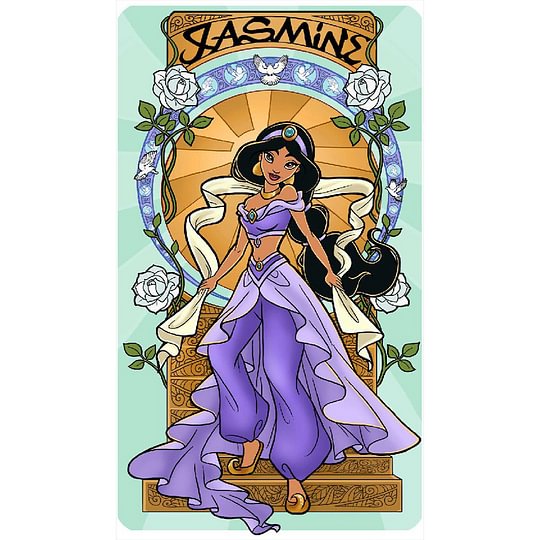 Princess Jasmine 40*70cm full round drill diamond painting