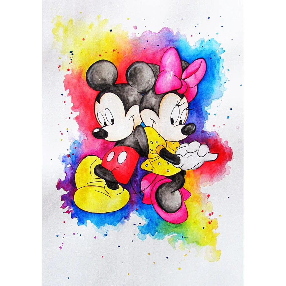 Happy Cartoon Mouse 30*40cm full round drill diamond painting