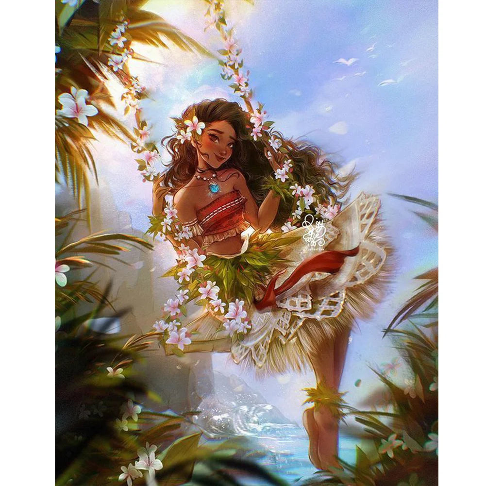 Moana 40*50cm full round drill diamond painting