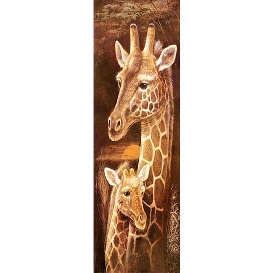 Giraffe 20*50cm full square drill diamond painting