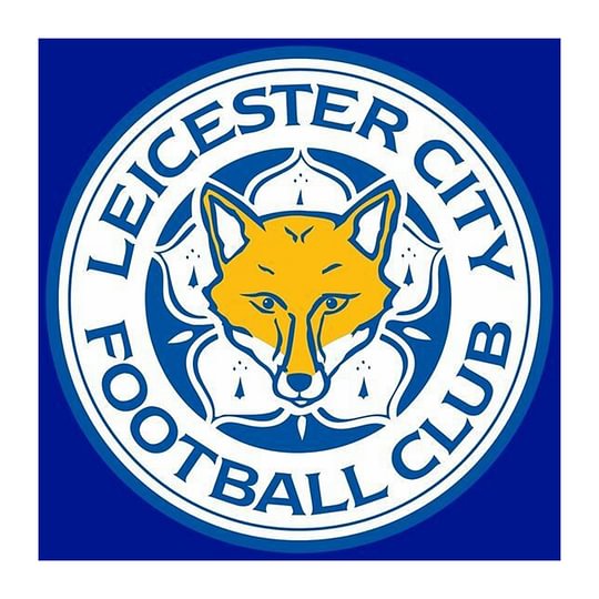 Football Club Logo Leicester 30*30cm full round drill diamond painting