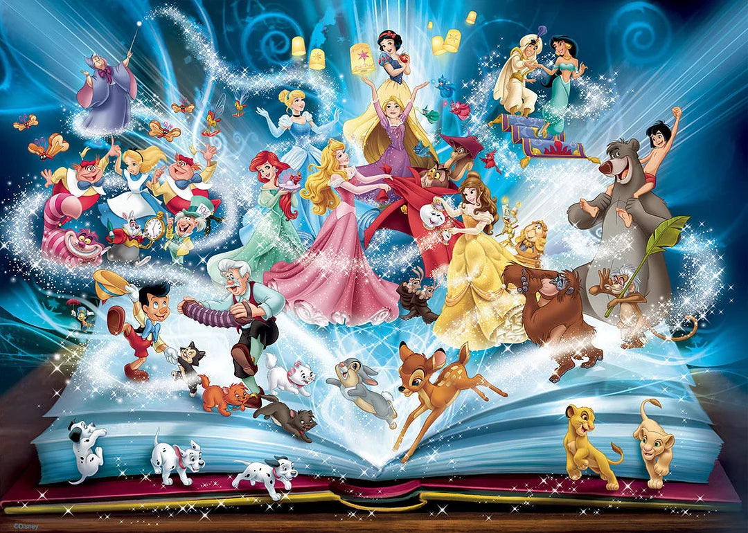 Disney Cartoon Character Magic Book 90*125cm (canvas) full round drill diamond painting